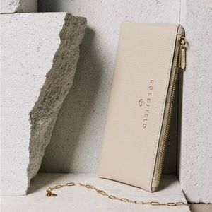 Rosefield vegan leather pouch